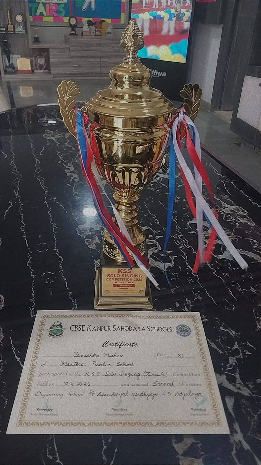 Taniska Mishra has won the KSS solo singing competition