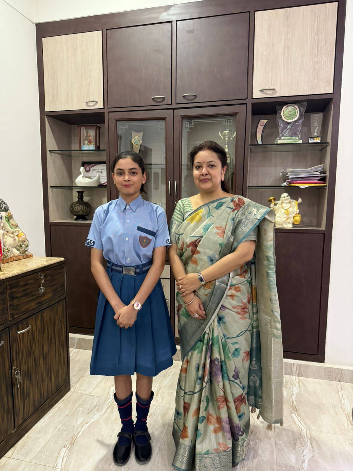 Board Results Declaration Celebration With the Directress Ma'am Mrs Rati Gupta