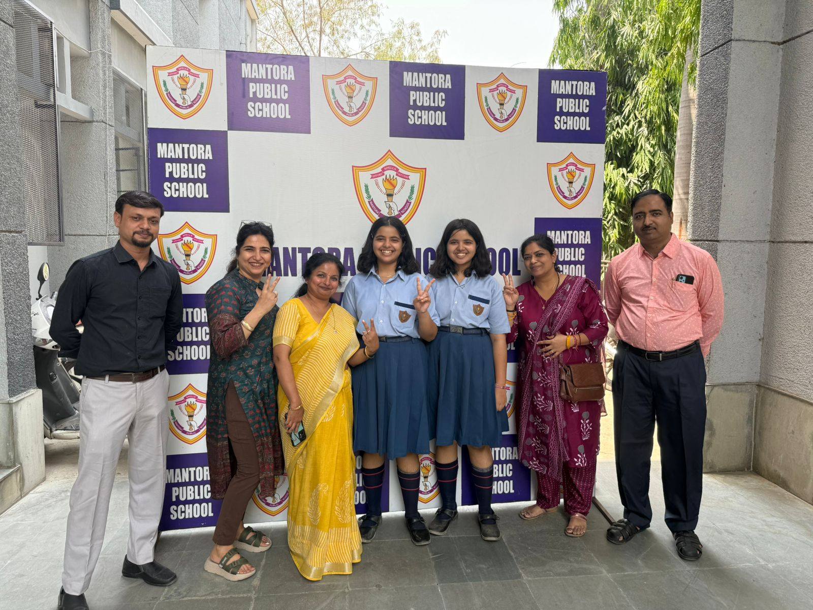 Board Results Declaration Celebration With the Directress Ma'am Mrs Rati Gupta