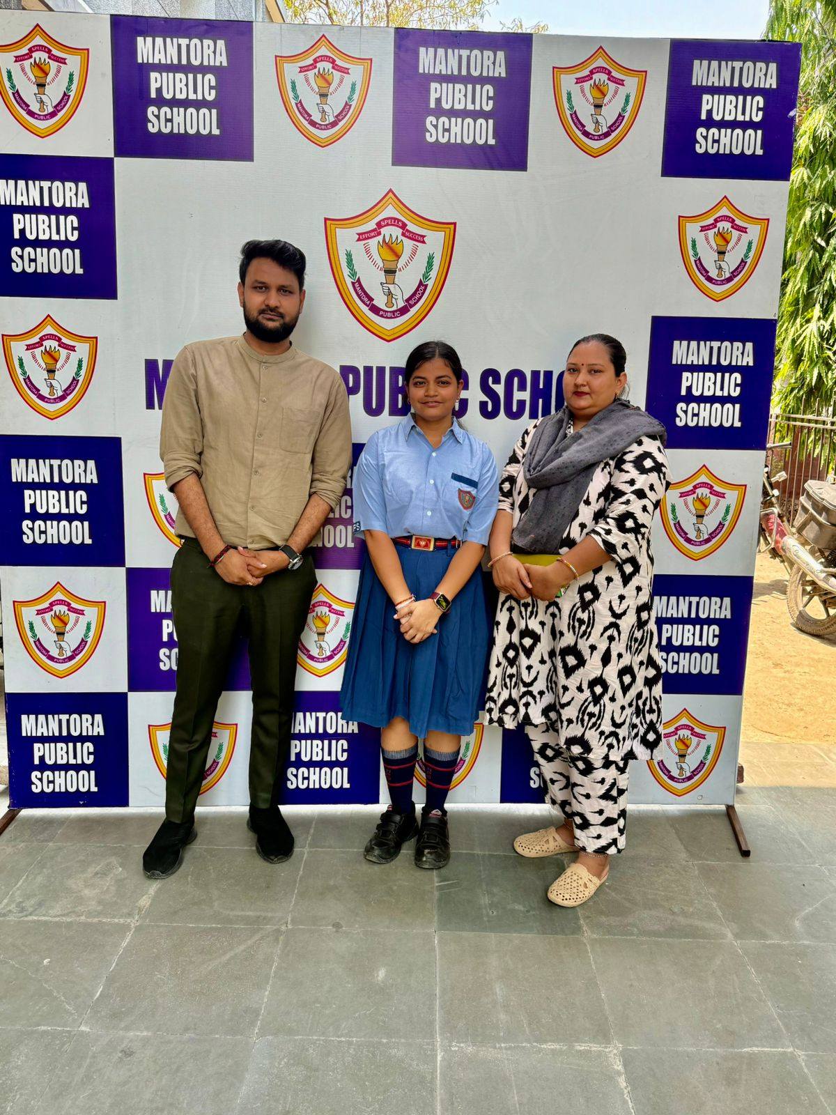 Board Results Declaration Celebration With the Directress Ma'am Mrs Rati Gupta